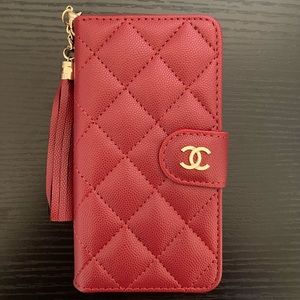 Red wallet case iPhone 12 and 12PRO